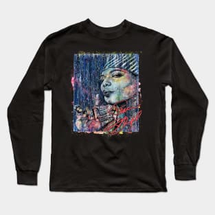 Queen Latifah retro Long Sleeve T-Shirt